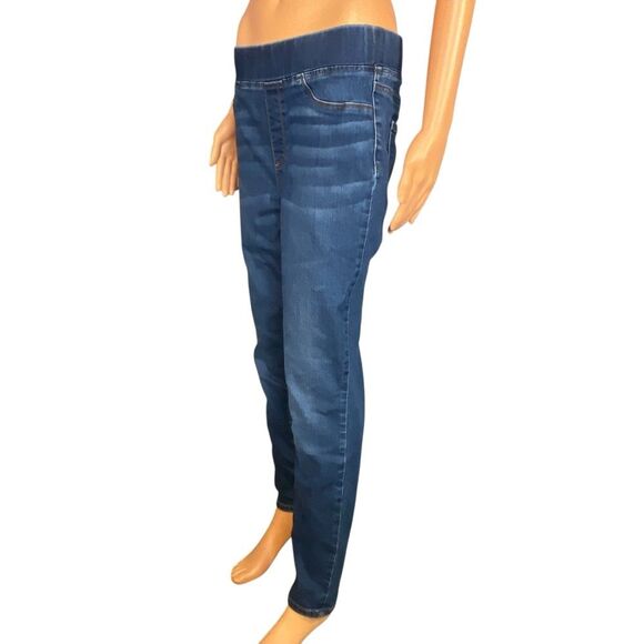 Talbots Pull On Jeggings Womens Size 6 High Rise Medium Wash Back Pockets - Picture 2 of 5